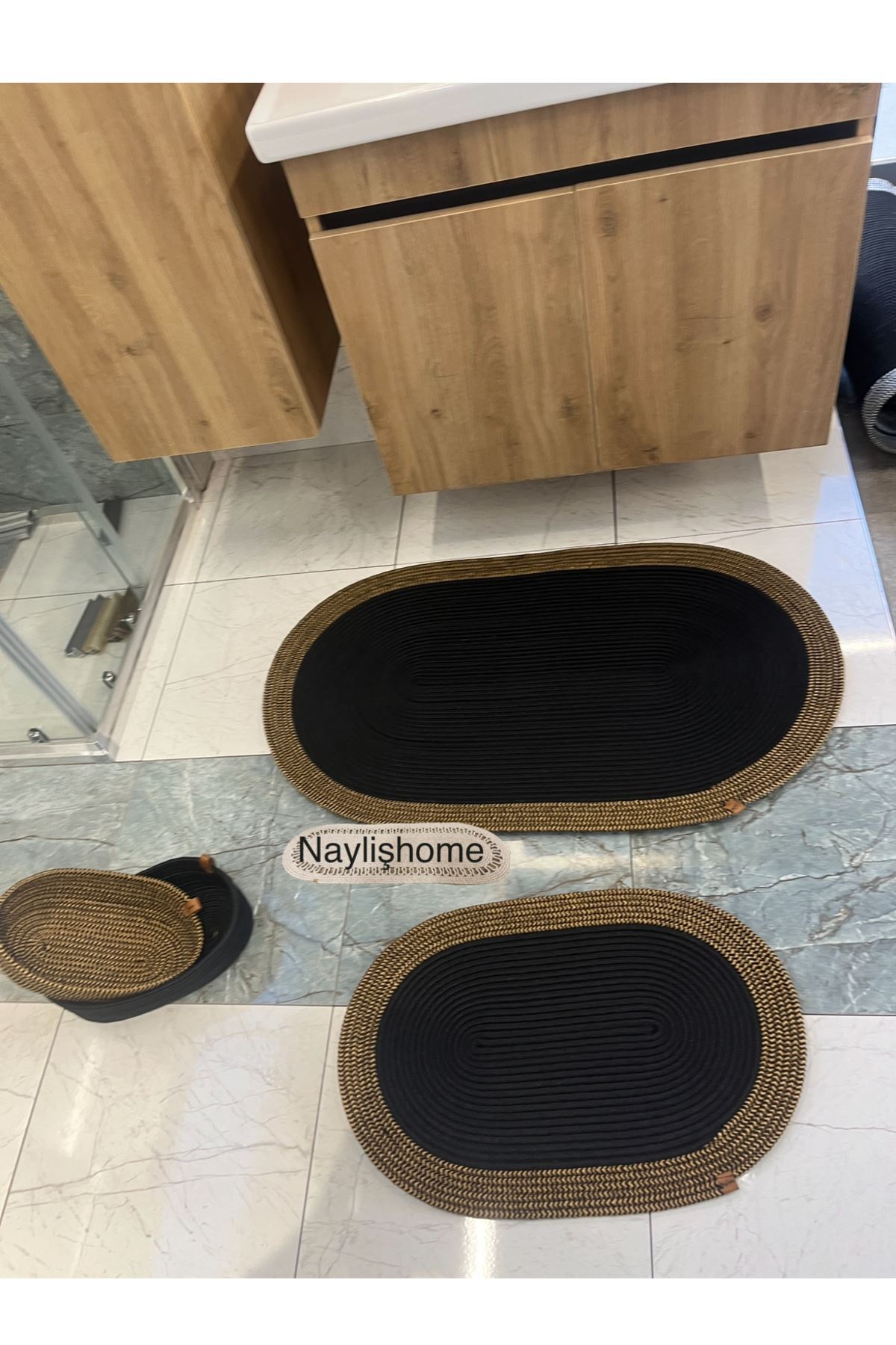 60x100 cm, 40x60 cm paspas ,4 lü banyo takımı. hediyelik, çeyizlik ,bohem, dekoratif ,organize