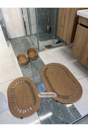 60x100 cm, 40x60 cm paspas ,4 lü banyo takımı. hediyelik, çeyizlik ,bohem, dekoratif ,organize