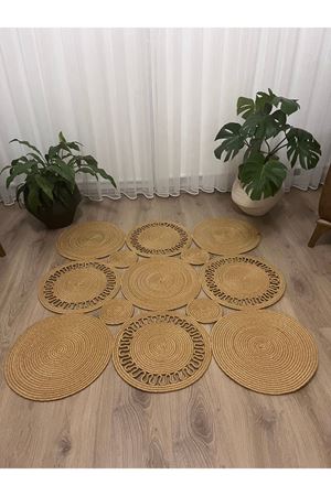 Modern, Hasır /Jüt. Desenli, Dekoratif, Kilim, Salon,mutfak Halısı. Çeyizlik, Hediyelik