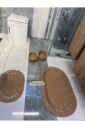 70x120cm ,40x60cm. 2 paspas,2 oval sepetli banyo takımı. hediyelik, çeyizlik ,bohem, dekoratif