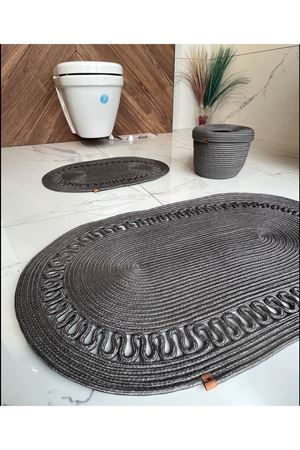 40x60-60x100 Iki Paspas Ve Çöpkovalı Banyo Takımı.hediyelik Ceyizlik